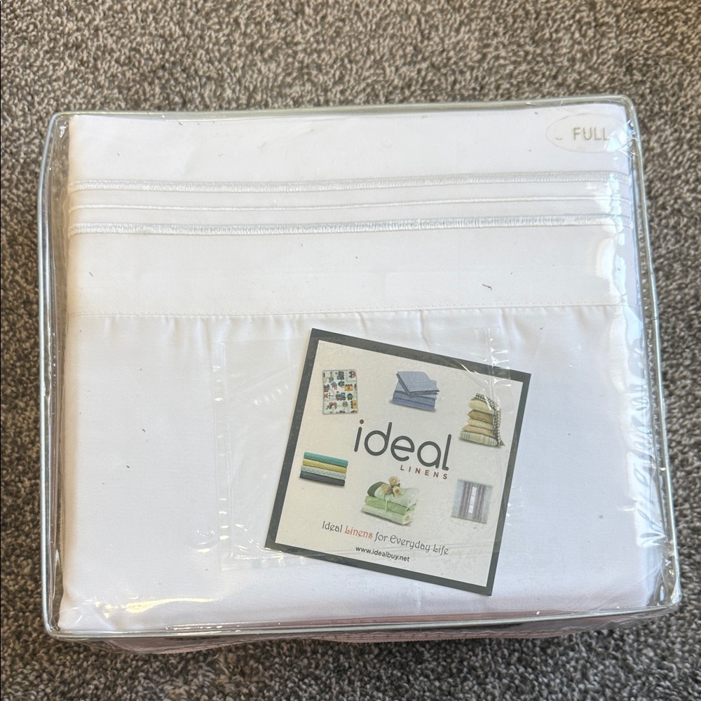 Ideal Linens White Sheet Set - Full